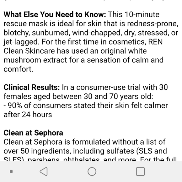 (2/$20) Brand new Ren Clean Skincare Evercalm Mask - Picture 7 of 8
